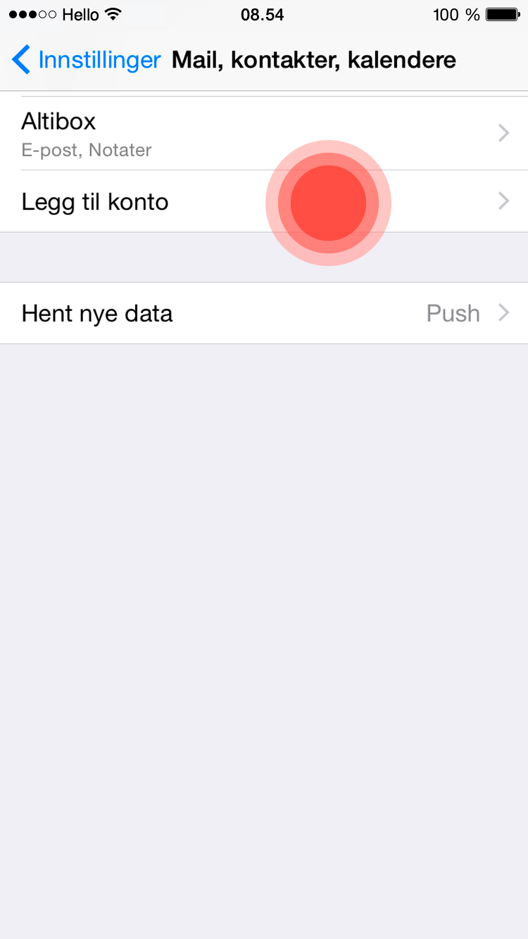 Brukerveiledning_e-post_iOS-Steg-2