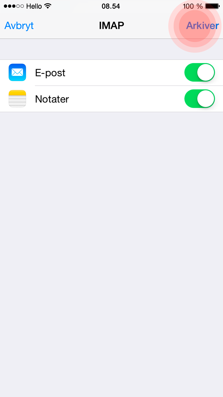 Brukerveiledning_e-post_iOS-Steg-7