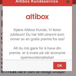 Dette er eksempel på phishing.