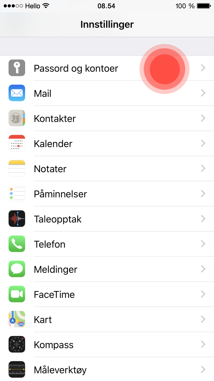 Innstillinger