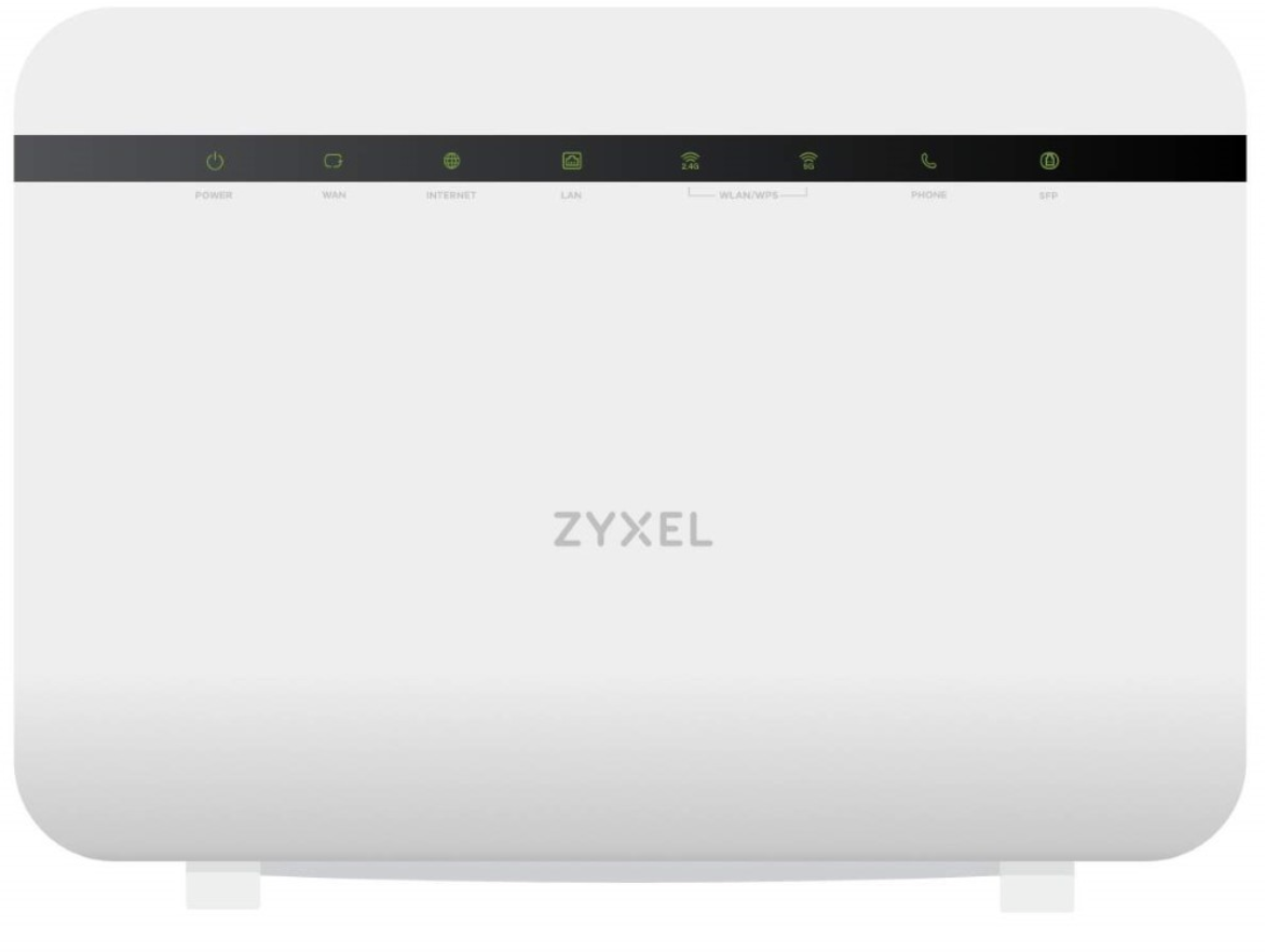 du portene på routeren ZyXel VMG8825 - Altibox Bedrift