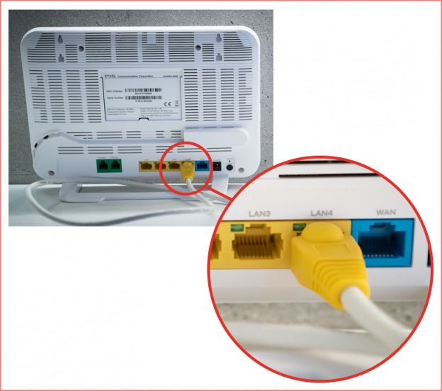 Altibox Router Bruk riktig port - Altibox