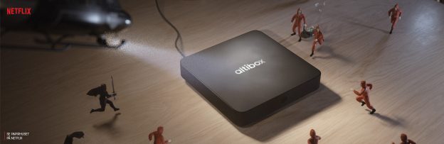 Netflix på tv-dekoder Altibox Modell A