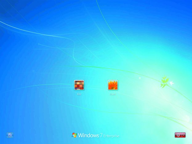 windows 7 illustrasjon start screen
