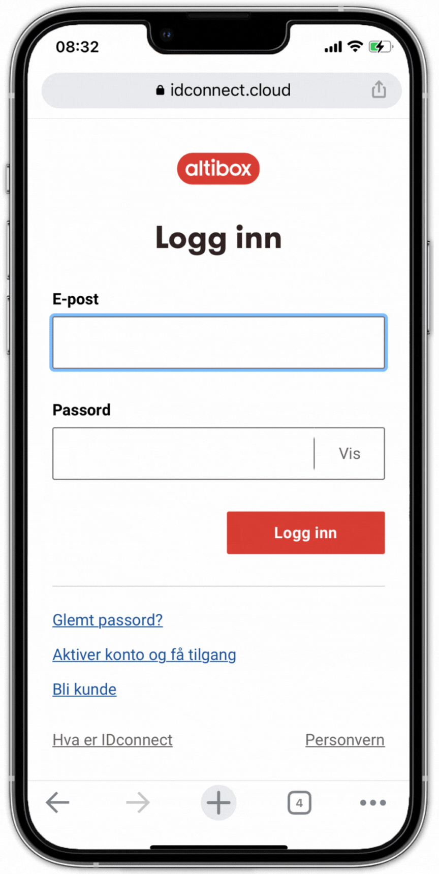 Mobil - How to - endre passord (1)