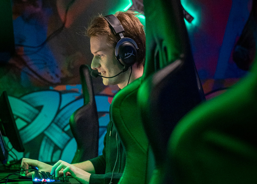 Tidligere eSport-proff og nå landslagstrener i CS:GO, Haakon ‘Radifaction’ Tholo. Foto: Julian Hansson Hofstäter