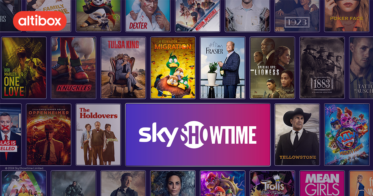 Ny strømmetjeneste! Nå får du SkyShowtime hos Altibox