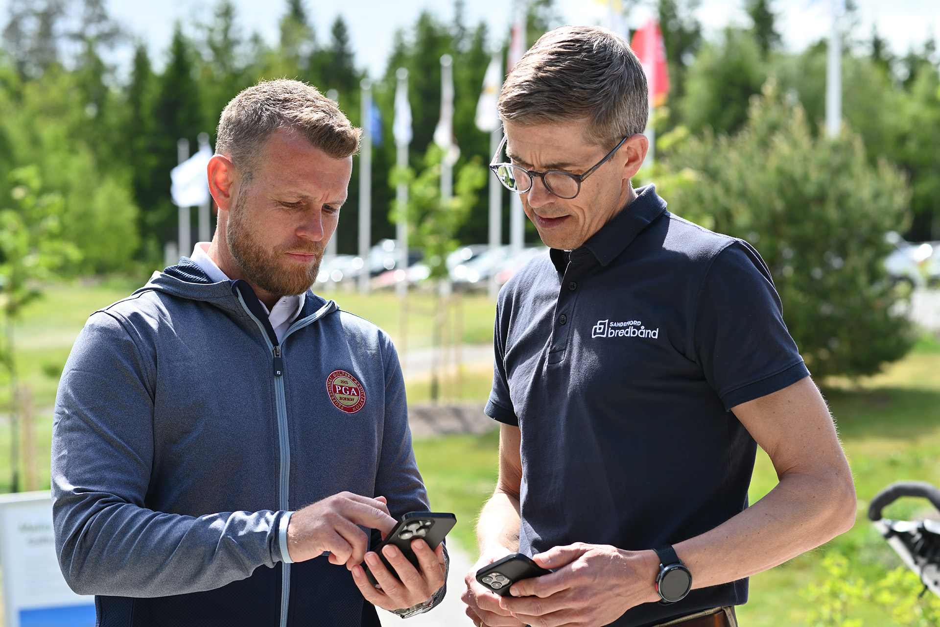 Ronny Larsen og Claus Fedvang
