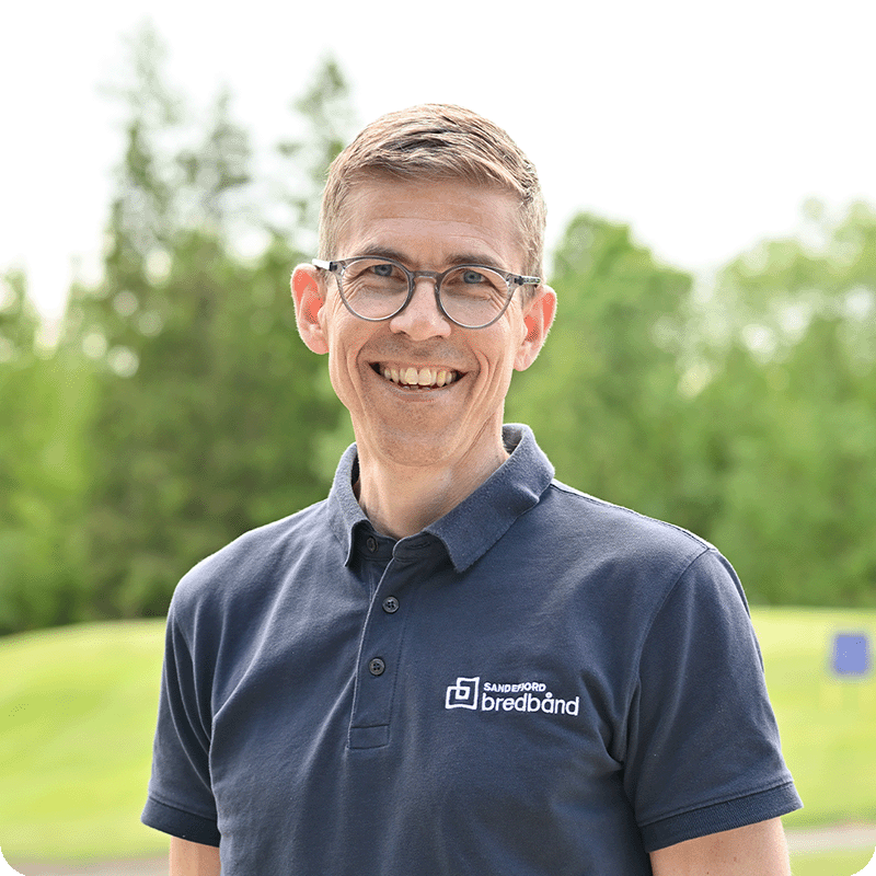 Claus Fevang Vidum, Salgs- og markedssjef i Sandefjord Bredbånd